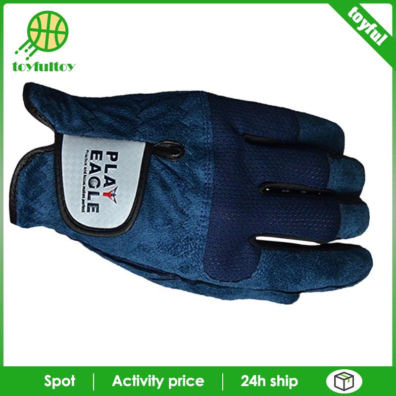 Găng Tay Đánh Golf Bằng Sợi Micro Mềm Mại Thoáng Khí Chống Trượt Cỡ 22 Cho Nam