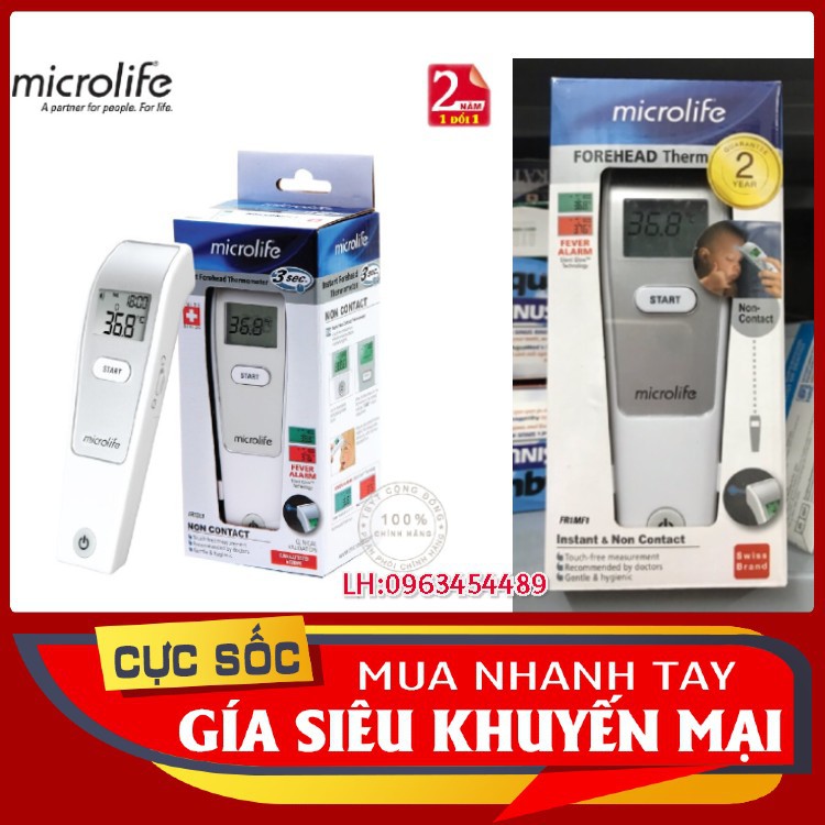 Nhiệt kế hồng ngoại đo trán Microlife FR1MF1