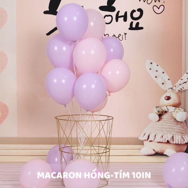 ( 100 quả )  Bong bóng pastel macaron 10" siêu rẻ -  quả trang trí sinh nhật siêu đẹp