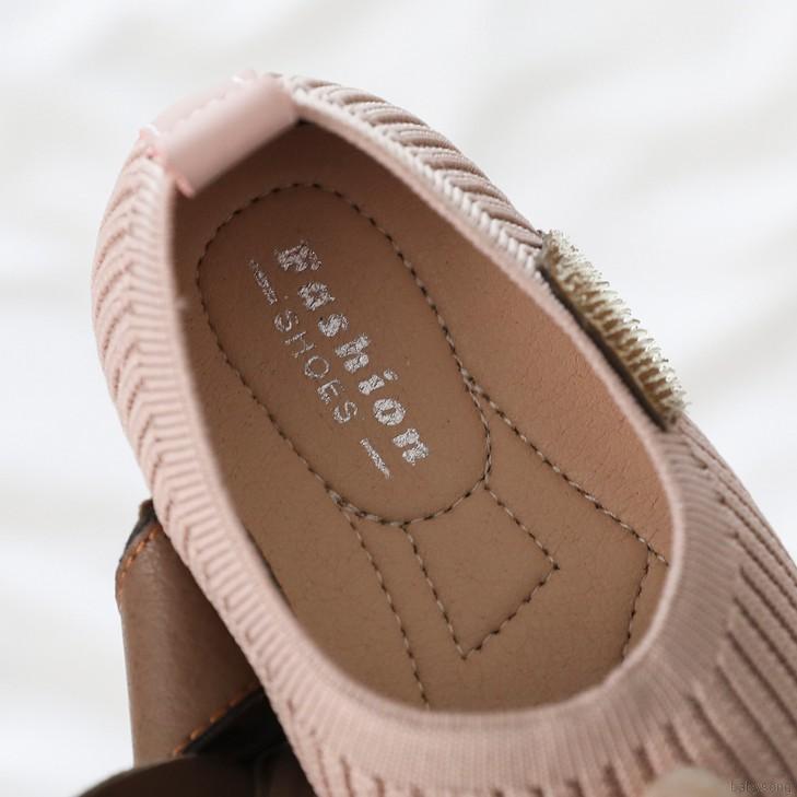 Giày búp bê đính nơ phong cách xinh xắn cho bé gái