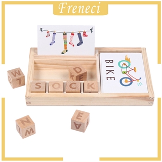 Bộ Đồ Chơi Lắp Ghép Chữ Cái Bằng Gỗ Cho Bé