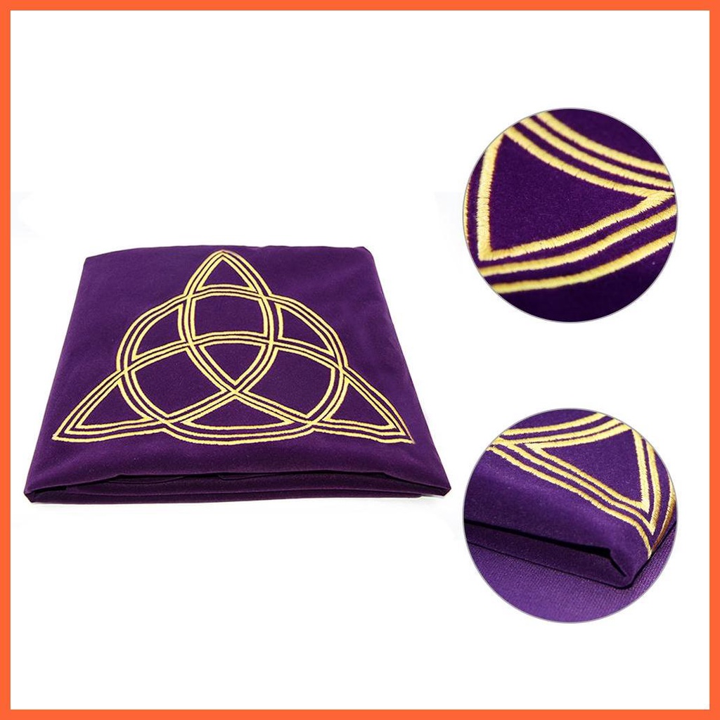 Khăn Trải Bàn Bói Tarot Bằng Vải Nhung Dày Dặn Kích Thước 80x80cm