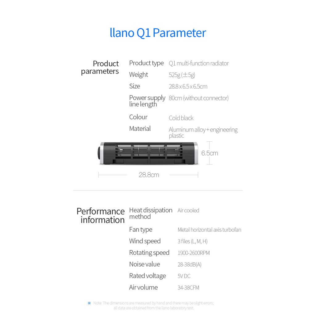 Bộ tản nhiệt laptop LLANO LJN-SRQQ1 chất lượng cao làm mát đa năng 