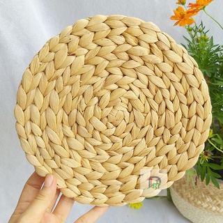 Thảm Lục Bình D20 cm Màu Tự Nhiên Trang Trí Tường Lót Vật Dụng