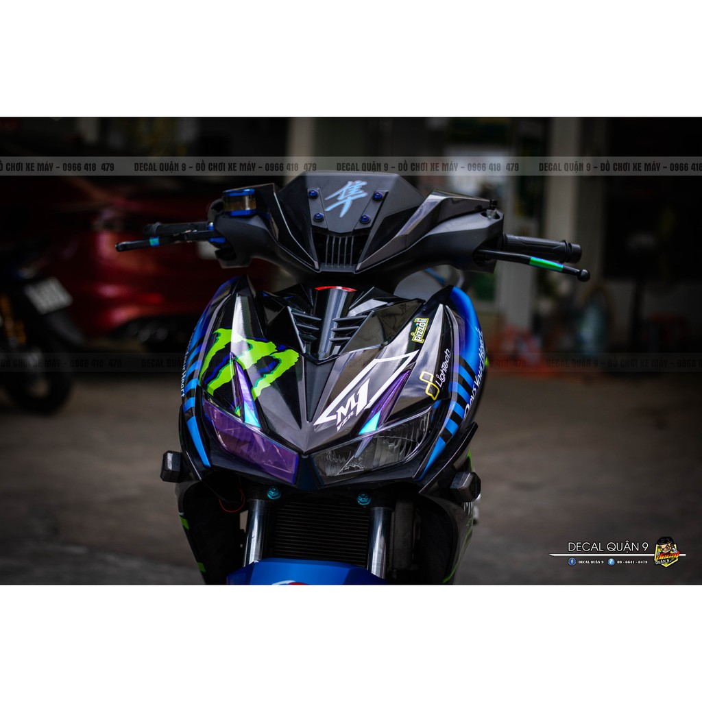 WINNER_X thiết kế xanh đen theo xe phù hợp đường phố.