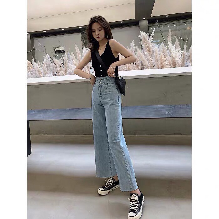 [ KINH ĐIỂN!!!, SIÊU ĐẸP ] Quần Ống Rộng Nữ Cao Cấp NITIQC Bản Lưng Cao-NL12308 | BigBuy360 - bigbuy360.vn