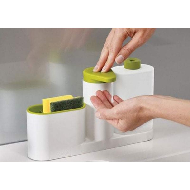 Thanh Lý Kệ để đồ rửa chén, nước rửa chén và rửa tay 3 in 1