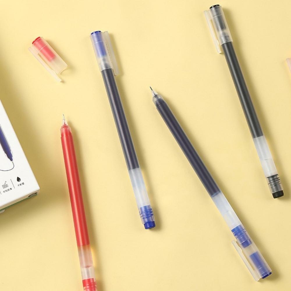 Hộp 12 bút bi nước Ống lớn Resun dupe Muji mực gel nhiều màu Pison ngòi viết 0.5mm - 1 bộ