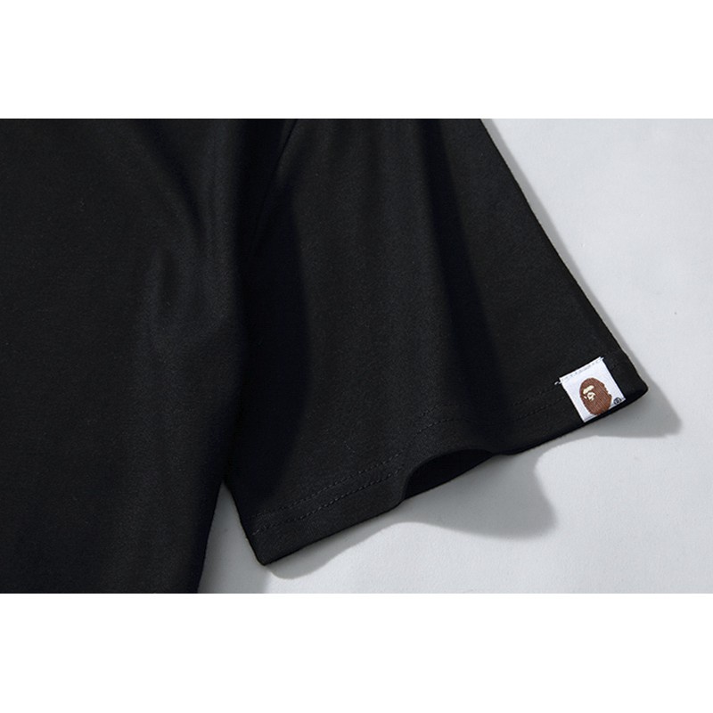 Áo thun Abathing Ape Head Galaxy, Tee Bape khỉ Galaxy, 100% Cotton, 2 màu đen, trắng BapeVN