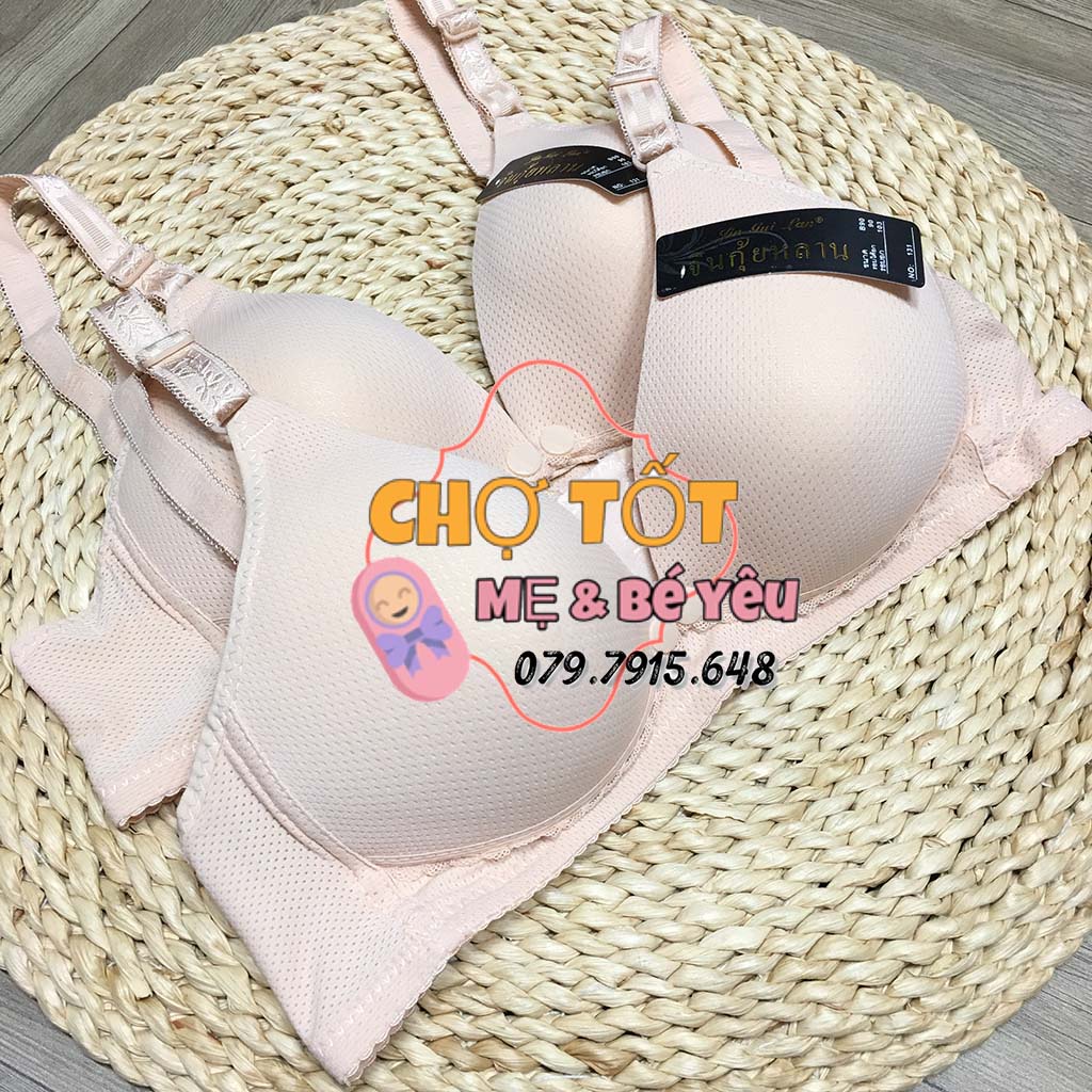 [HÀNG THÁI] Áo Ngực Thông Hơi Bé Bú Trước Và Sau Sinh Không Gọng Mút Mỏng