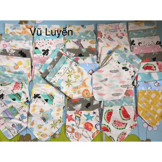 Combo khăn yếm tam giác cho bé