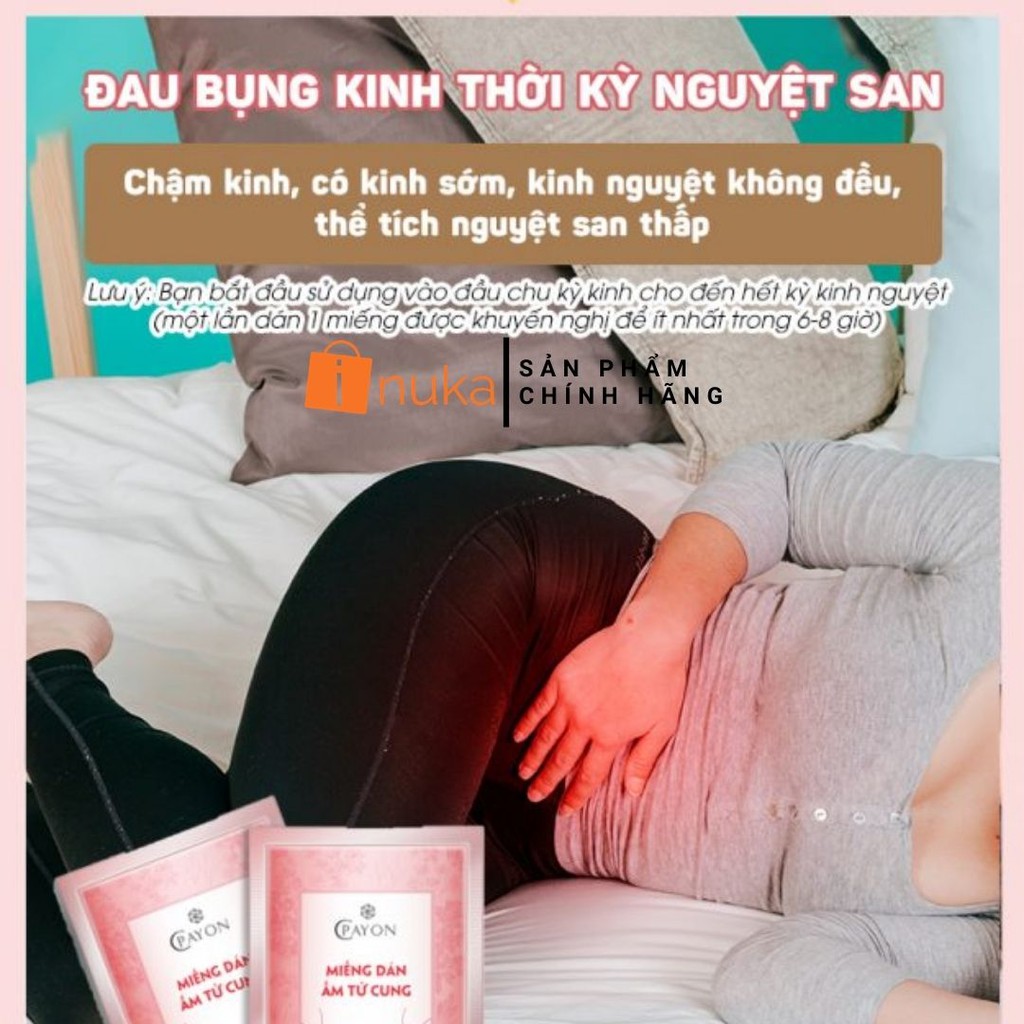 Miếng Giữ Nhiệt, Miếng Dán Giữ Ấm Cơ Thể, Miếng Đau Bụng Kinh Cho Ngày Rụng Dâu CPAYON