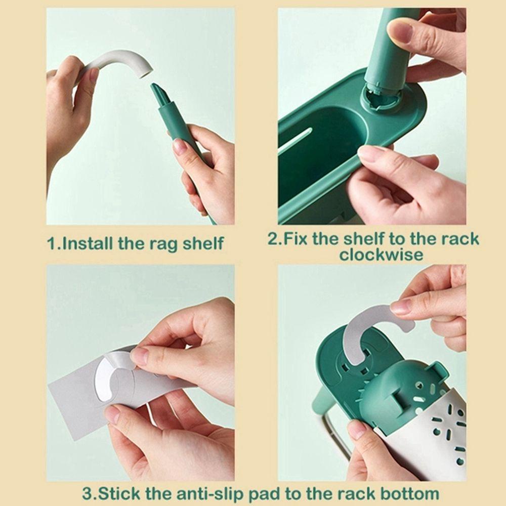 Rổ Đựng Mút Rửa Chén Ráo Nước Có Thể Điều Chỉnh