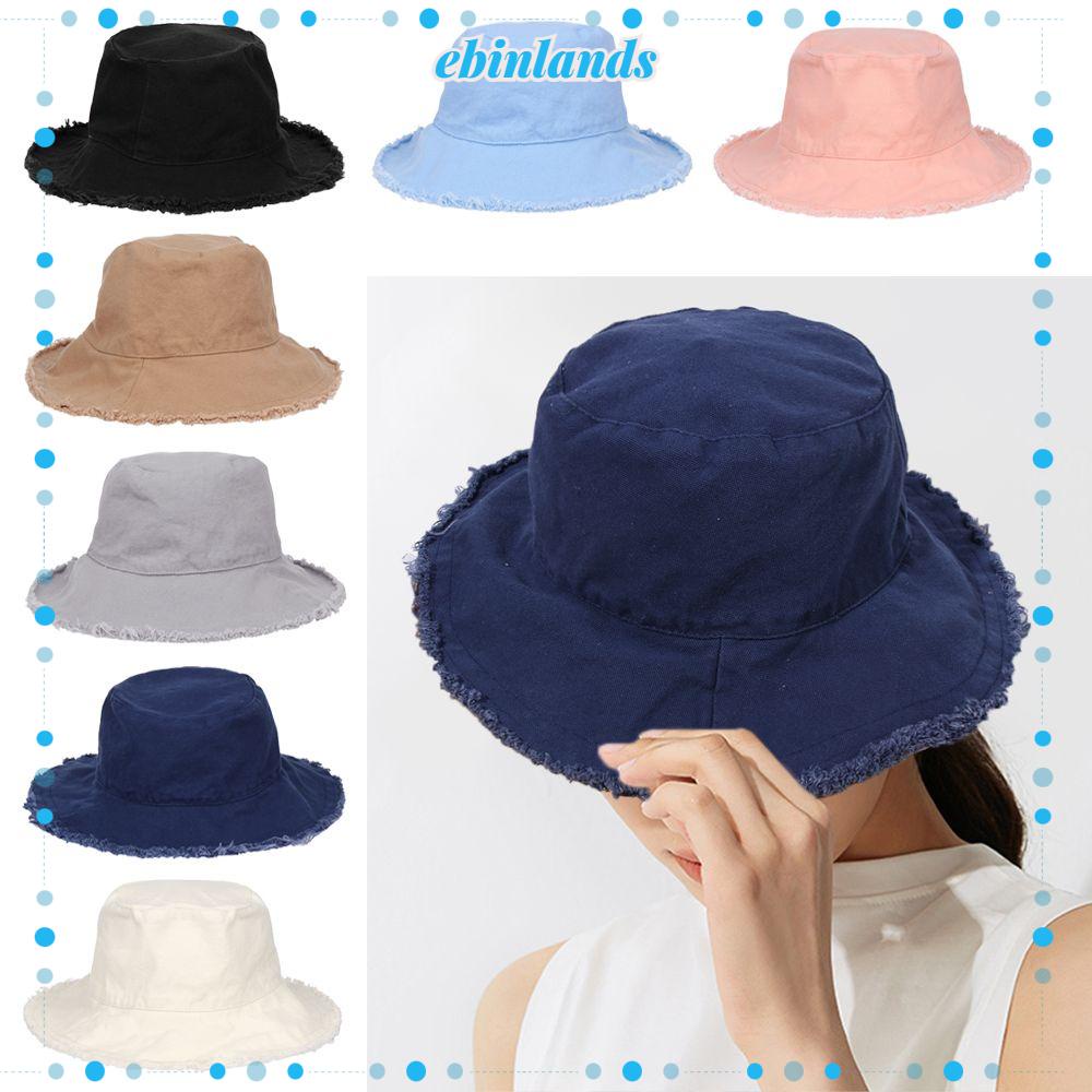 Nón Bucket Chất Liệu Cotton Chống Nắng Thời Trang Mùa Hè Cho Tuổi Teen