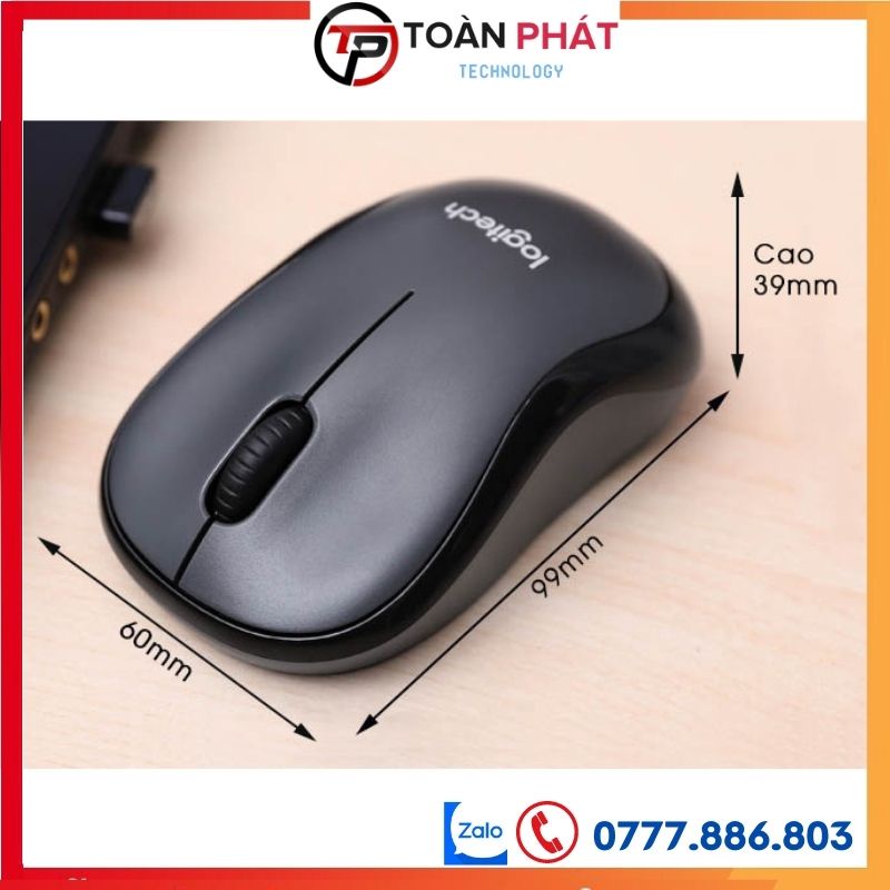 Chuột máy tính không dây Logitech M220 Chính hãng - Chuột không dây giá rẻ, chuot khong day bán chạy nhất