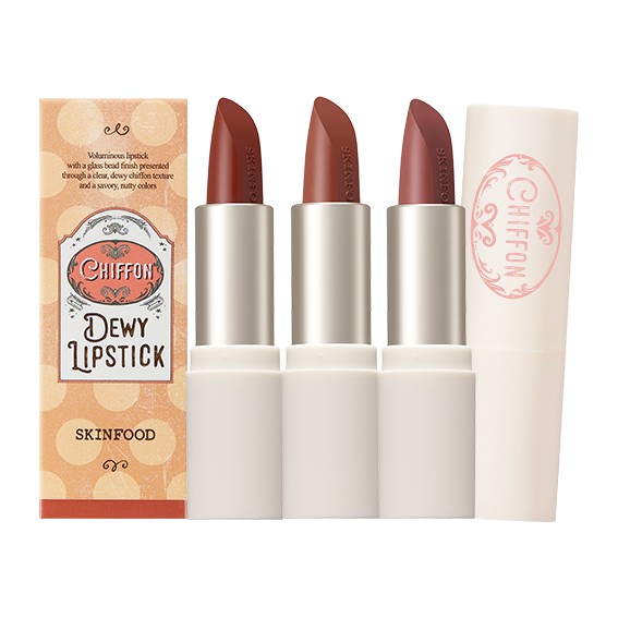 Son Thỏi SKINFOOD Chiffon Dewy Lipstick 3.5g