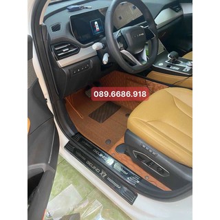 Thảm lót sàn ô tô 5D 6D Beijing x7- Thảm sàn da cao cấp Diamond - Gồm sàn da và rối cho 2 hàng ghế. Bảo hành 5 năm