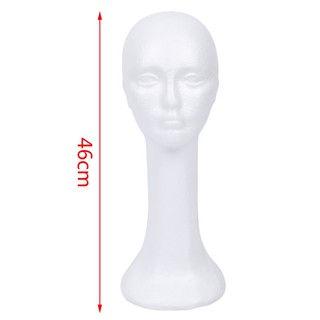 Đầu ma nơ canh nữ đội tóc giả 55 cm