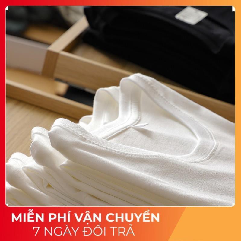 Áo Thun Nam Dài Tay Unisex. Áo thu đông trơn tay dài cổ tròn basic vải sufa giữ nhiệt ATS01 ་