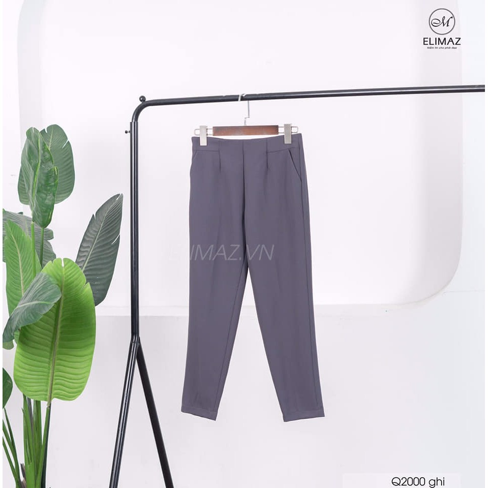 [Hàng chính hãng] Quần âu nữ công sở khoá sườn tiện lợi Elimaz, chất vải tuyết mưa cao cấp dày dặn co giãn thoải mái | BigBuy360 - bigbuy360.vn