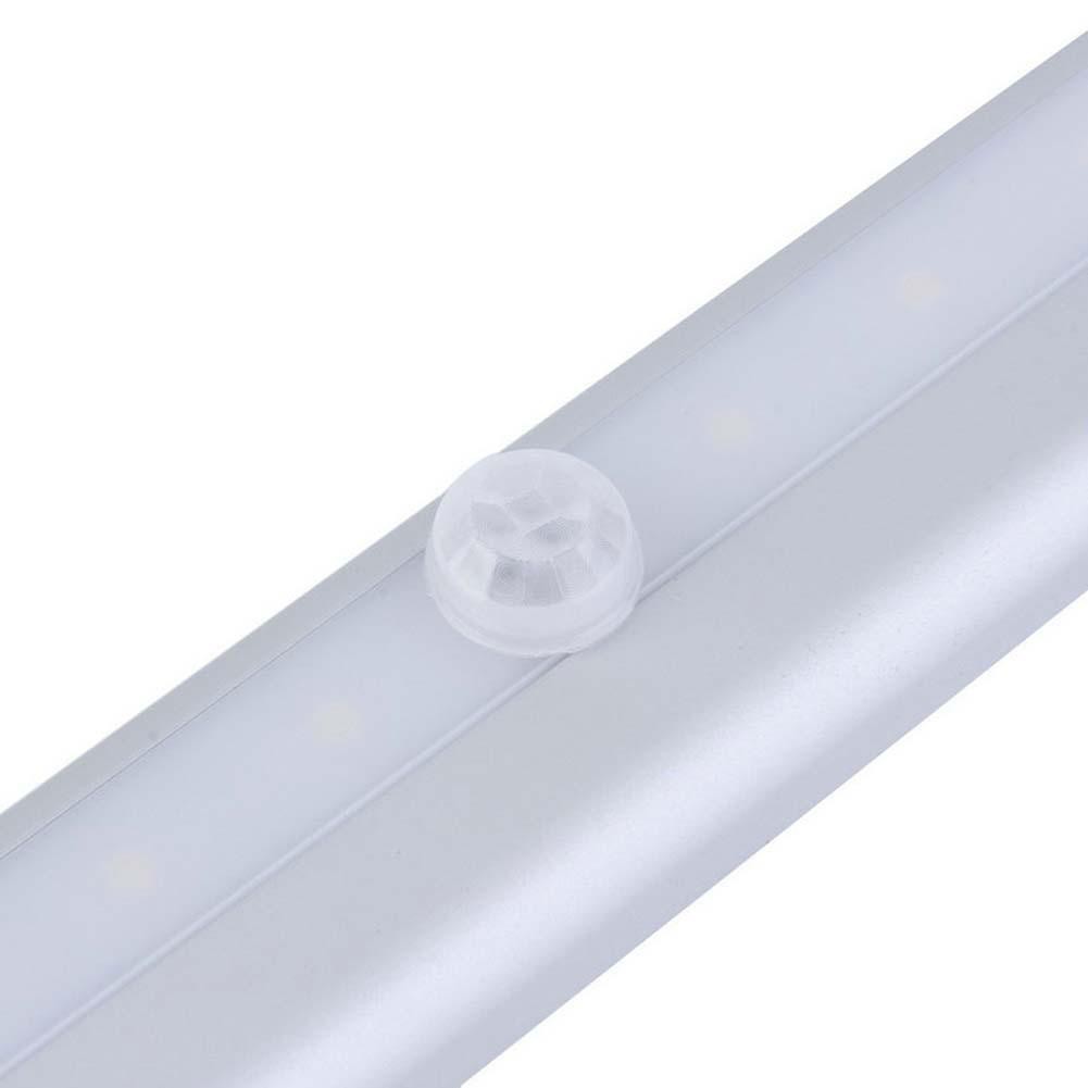 Đèn LED cảm ứng 10 bóng kích thước 190 x 30 x 16 mm chất liệu hợp kim nhôm | BigBuy360 - bigbuy360.vn