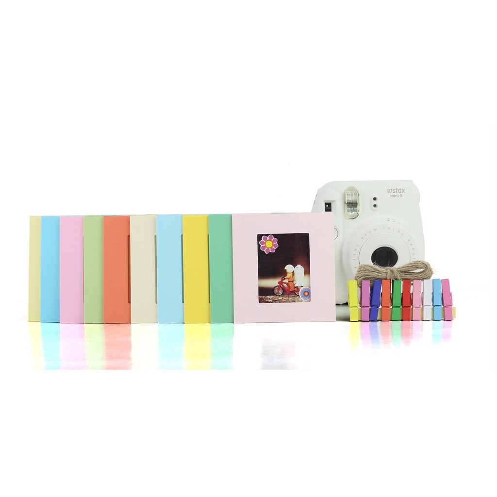 Khung Ảnh Nhiều Màu Cho Hình Chụp Từ Máy Ảnh Fujifilm Instax Mini 11 9 8 8 + 70 7s 90 26