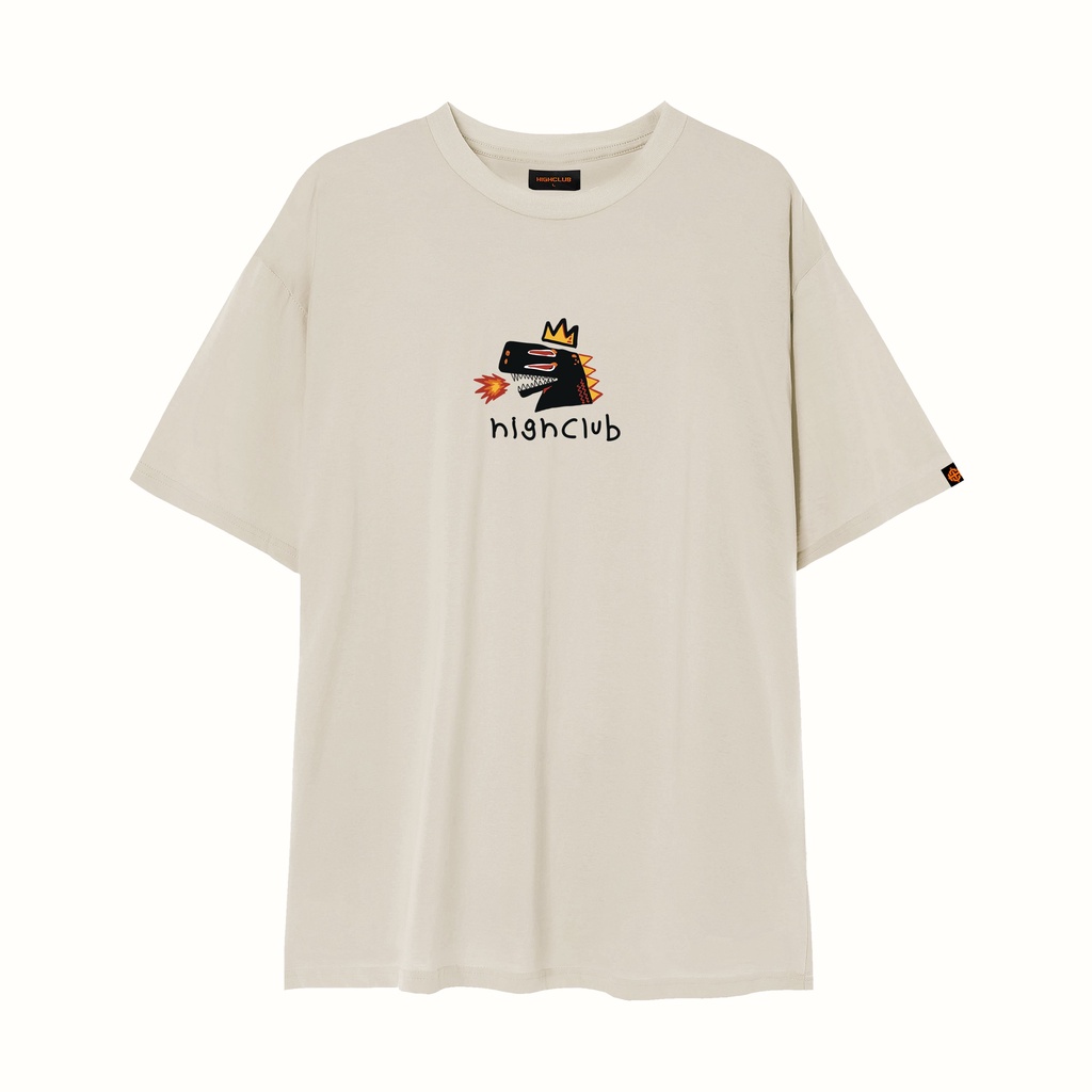 Áo thun HighClub Dinosaur Tee - Black/Beige | BigBuy360 - bigbuy360.vn