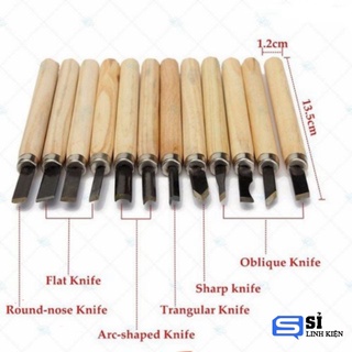BỘ 12 DAO KHẮC ĐỤC GỖ