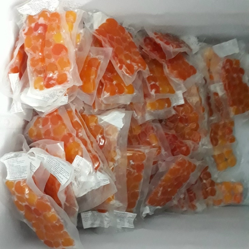 Bịch 10 lòng đỏ trứng muối 5g, 7g, 10g, 15g