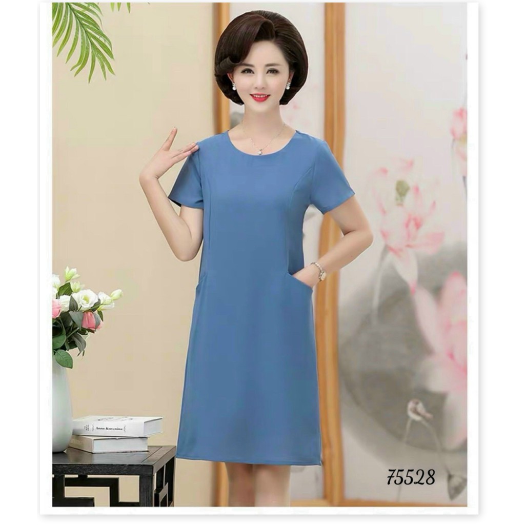 Đầm suông nữ cực xinh , tôn dáng cho các quý cô , thanh lịch siêu xinh