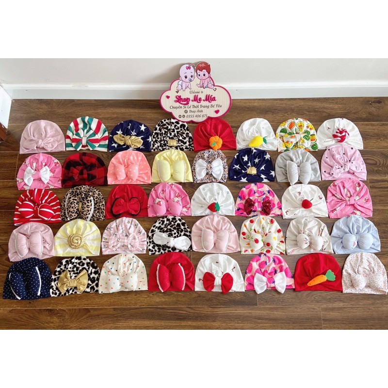 MŨ TUBAN CHO BÉ 👉RẺ ĐẸP👈 - CHẤT COTTON MỀM MỊN - VỪA SÀNH ĐIỆU VỪA CHE THÓP CHO BÉ
