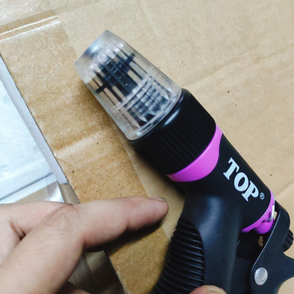 Súng xịt nước rửa xe, chăm sóc vườn cao cấp TOP, loại đầu tăng chỉnh (sntn) (sntd) (sntx) (snptx)