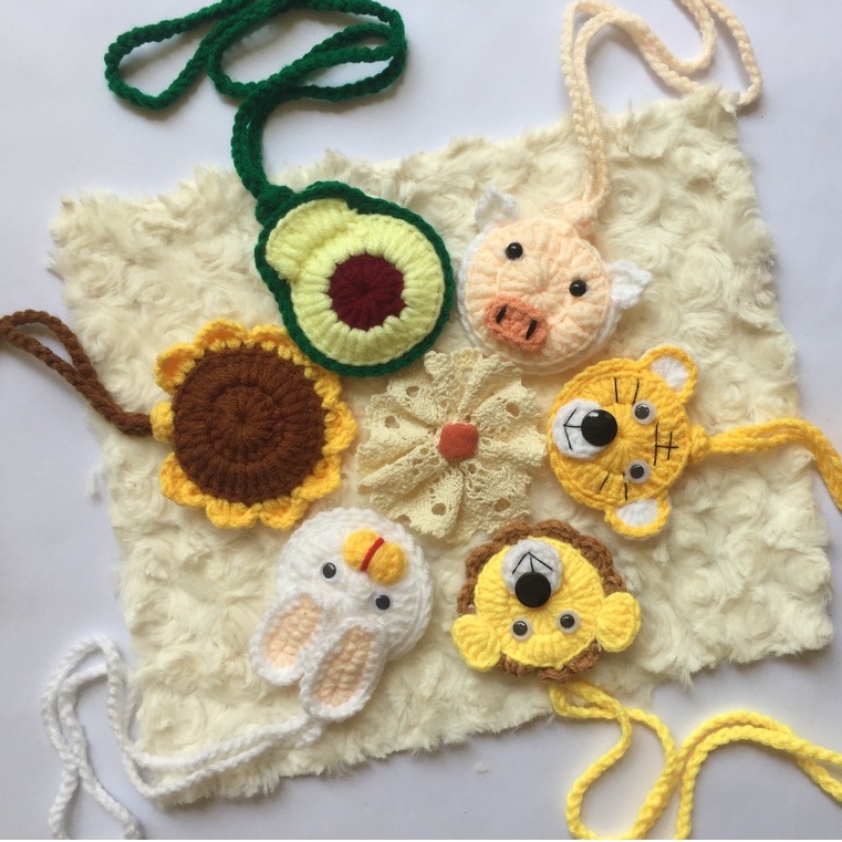 Túi đựng tỏi cho bé handmade, túi đựng tỏi bình an.