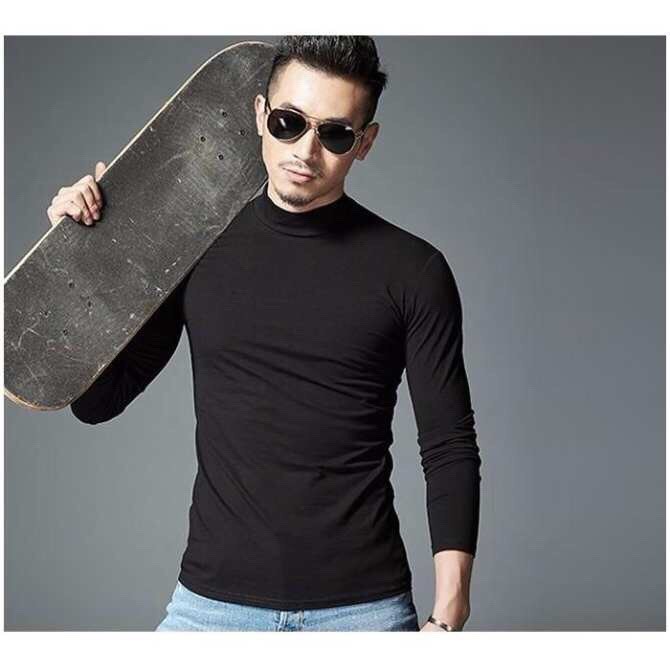 ACL14  Áo giữ nhiệt mềm mịn G.U cổ 3P nam | BigBuy360 - bigbuy360.vn