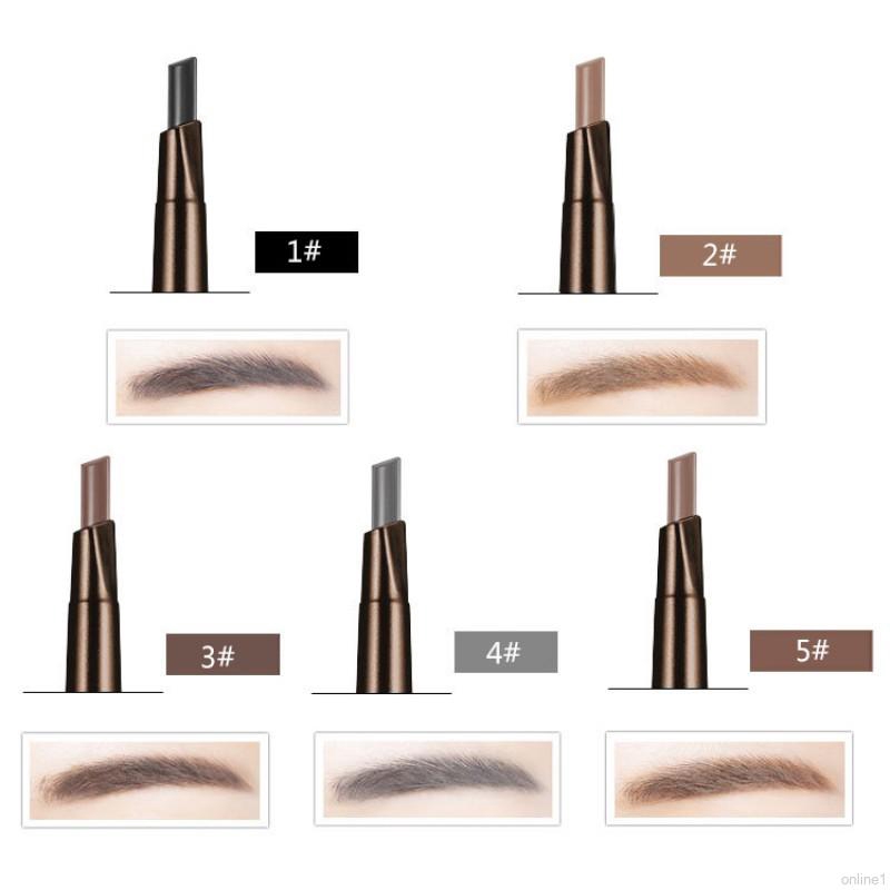 Bút kẻ mày 2 đầu dạng xoay dễ vẽ chống thấm nước | BigBuy360 - bigbuy360.vn