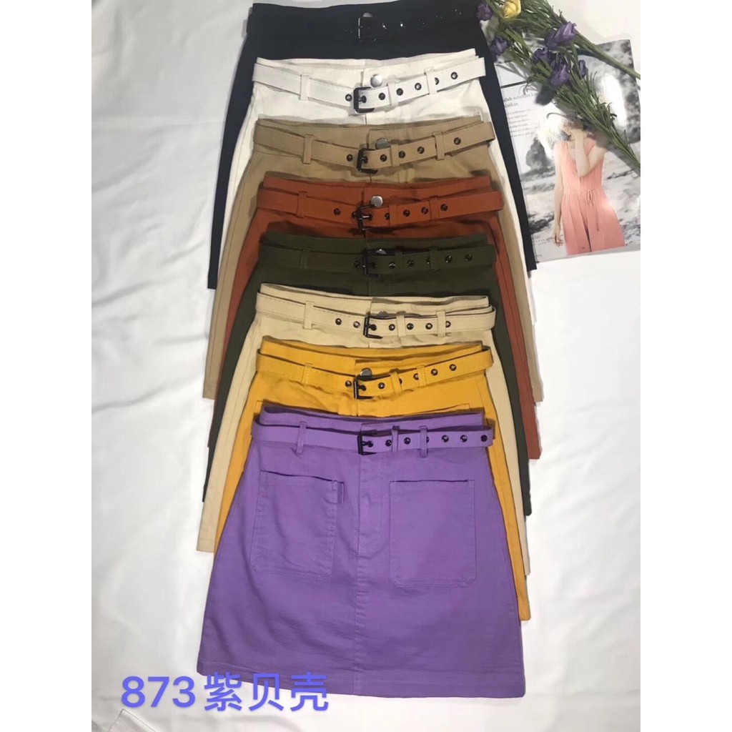 Chân váy chữ A kèm đai | BigBuy360 - bigbuy360.vn