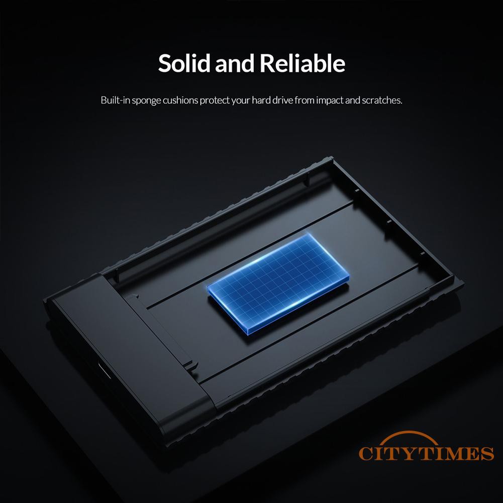 Hộp Đựng Ổ Cứng Ngoài Ci Orico 2520c3 Type-C Hdd Ssd 4tb 2.5 Inch | BigBuy360 - bigbuy360.vn