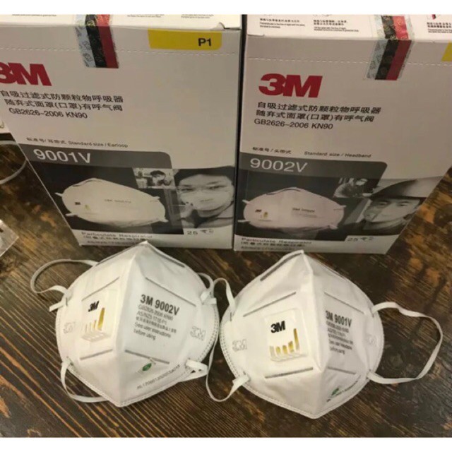 Khẩu Trang 3M Lọc Bụi Siêu Mịn Có Van Lọc có thể giặt dùng nhiều lần (1 Cái) | BigBuy360 - bigbuy360.vn