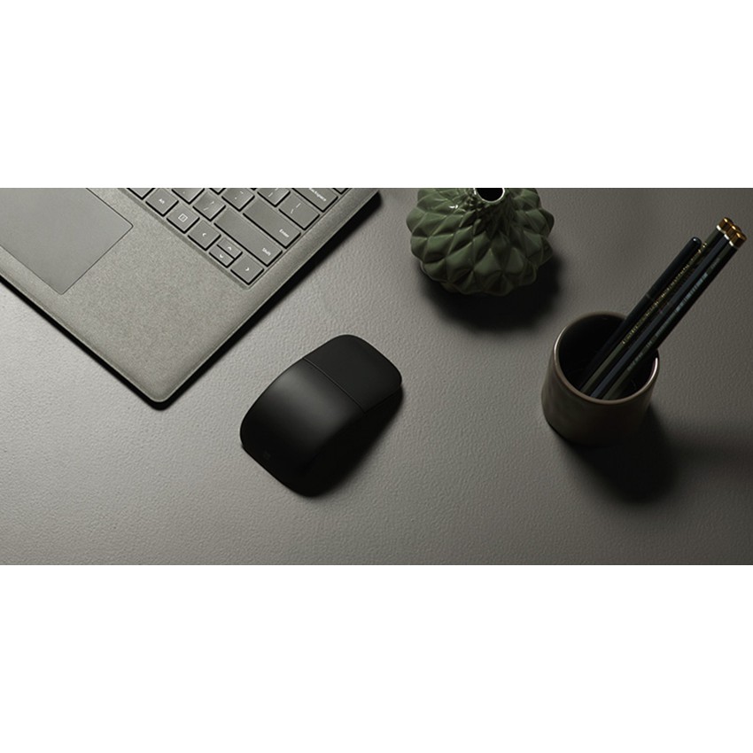 Chuột không dây Microsoft Arc Mouse Bluetooth ELG-00005 Đen - Hàng chính hãng