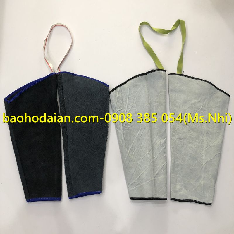 Cặp ống tay vải da bảo vệ tay khi hàn, chống tia lửa, chịu nóng và cách nhiệt
