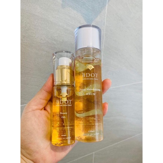 Cặp đôi dưỡng da đỉnh cao Bdot Nhật Bản, Giảm thâm mụn giúp da căng bóng - Hương Chất Cosmetic