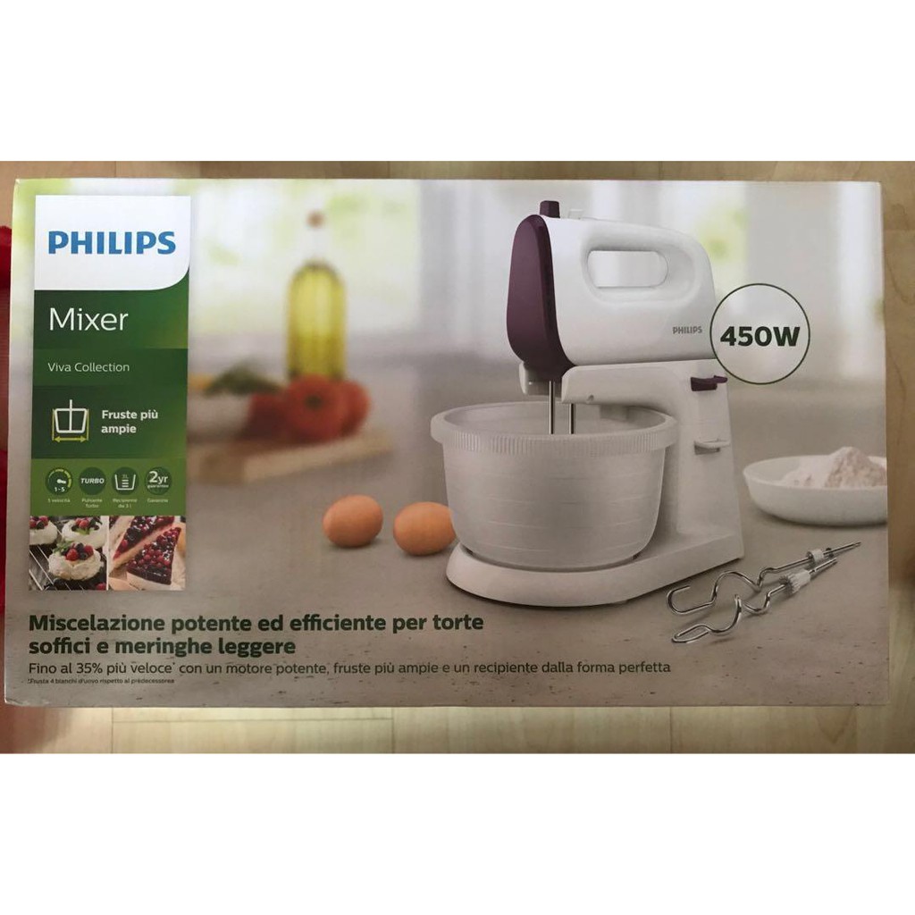 [Mã ELMS5 giảm 7% đơn 300K] Máy đánh trứng Philips HR3745 - 450W