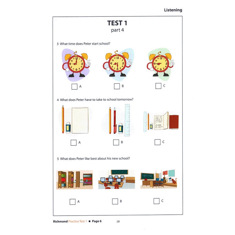 Sách Richmond Practice Tests Flyers - First News - FIN