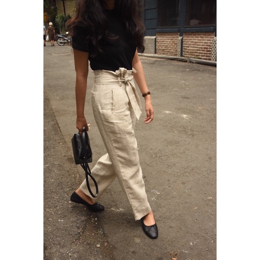 DE PLAGE - QUẦN TIE LINEN