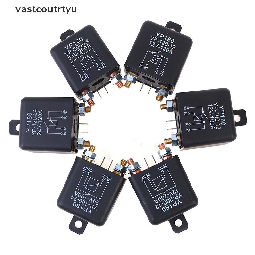 Vas Starting relay 200A 100A 12V/24V Power Automotive Heavy Current Start Relay n