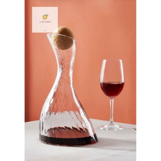 Bình thở rượu vang Decanter cao cấp tặng kèm nút bình