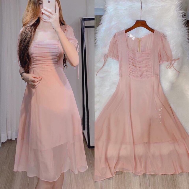 Đầm voan lụa siêu đẹp 119k