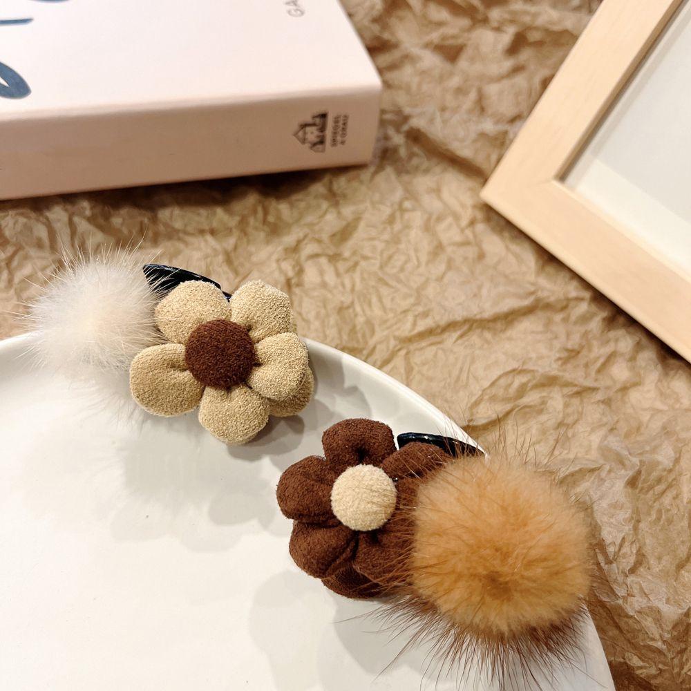 Kẹp Tóc Hoa Bông WMES15H Phong Cách Hàn Quốc Dễ Thương Dành Cho Nữ