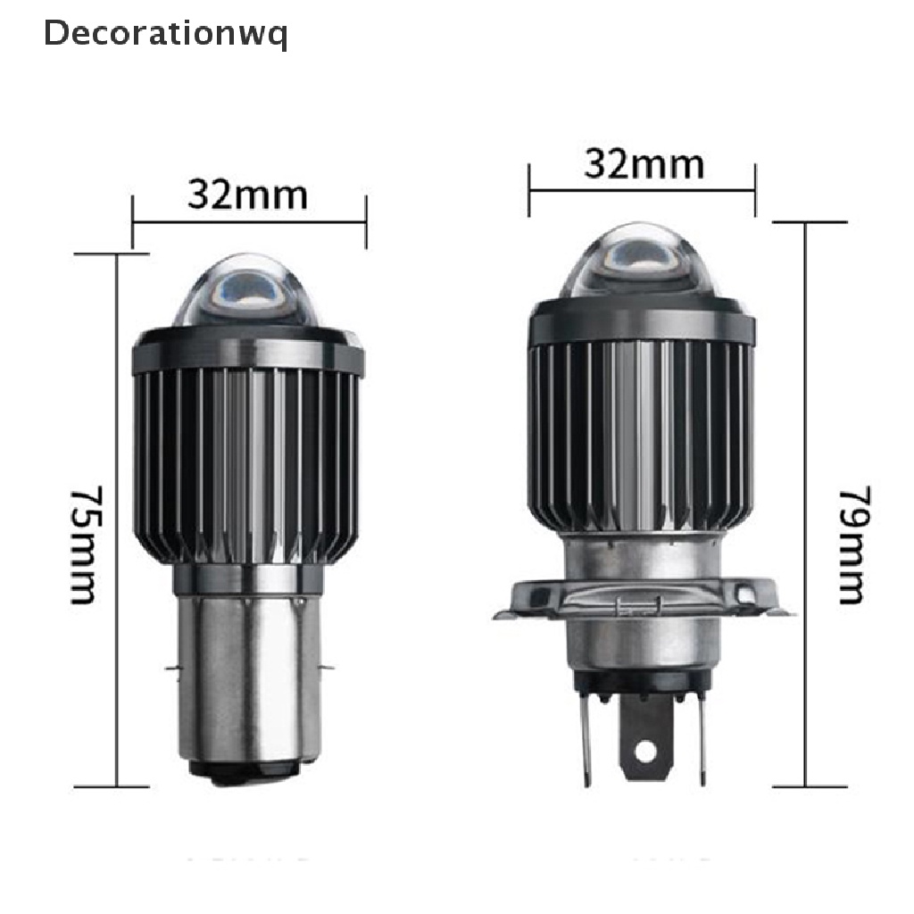 Đèn Pha LED H4 H6 BA20D Ánh Sáng Trắng Chất Lượng Cao