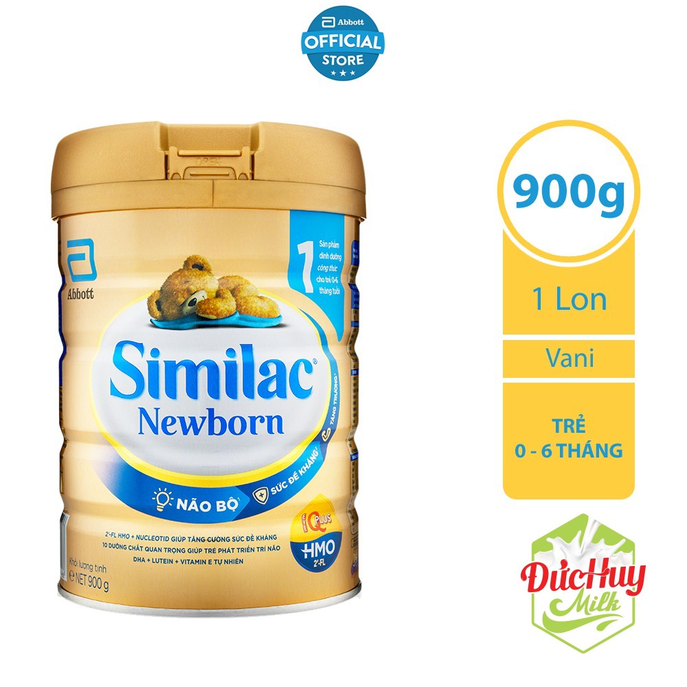 Sữa bột Abbott Similac IQ Plus HMO số 1 900g_Duchuymilk